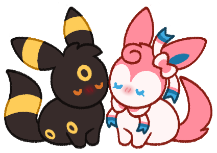 Umbreon and Sylveon